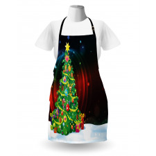 Xmas Tree Cartoon Apron