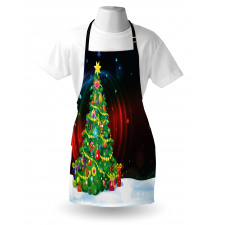 Xmas Tree Cartoon Apron