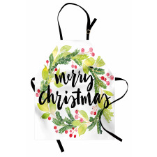 Watercolor Wreath Apron