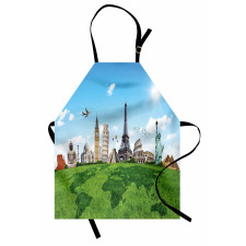 Famous Monuments in World Apron