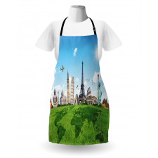Famous Monuments in World Apron