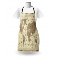 Aged World Monsters Compass Apron