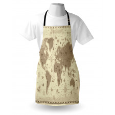 Aged World Monsters Compass Apron