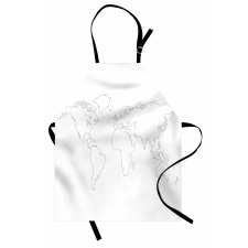 Simple Outline Abstract Apron