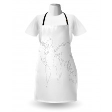 Simple Outline Abstract Apron