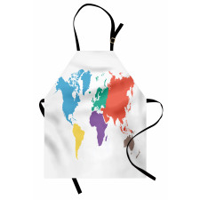 World Global Continents Apron