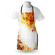 Abstract Fall Season Tree Apron