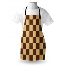 Checkerboard Wooden Apron