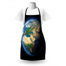 Vivid Blue Seas Greenery Apron