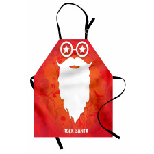 Rock Santa Claus Xmas Apron