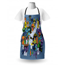 Funky Monsters Society Apron