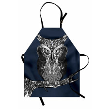 Owl Vintage Ornaments Apron