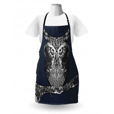 Owl Vintage Ornaments Apron