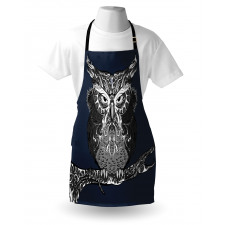 Owl Vintage Ornaments Apron