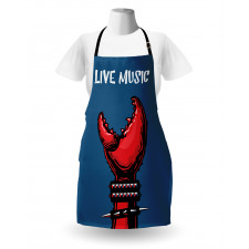 Crab Claw Spiky Wristlets Apron