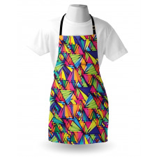 Geometric Triangles Art Apron