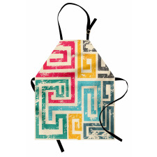 Vintage Spiral Colorful Apron