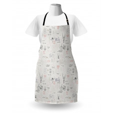 Minimalist Nature Pattern Apron