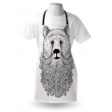 Doodle Bear with Beard Apron