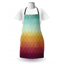 Abstract Checkered Pastel Apron