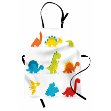 Funny Cartoon Set Apron