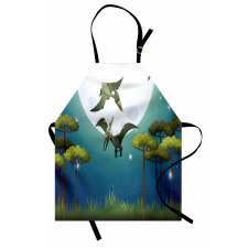 Flying Cartoon Animals Apron