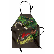 Aggressive Wild T-Rex Apron