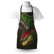 Aggressive Wild T-Rex Apron