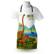 Dino Park Alive Theme Apron