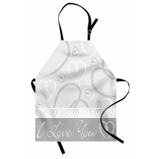 Doodle Hearts Love Apron