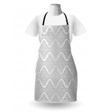 Vintage Damask Swirls Apron