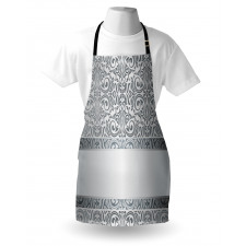 Baroque Damask Curves Apron