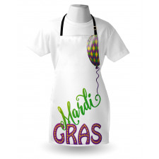 Cartoon Mardi Gras Apron