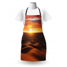 Dramatic Sunset Scenery Apron