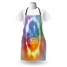 He Has Risen Abstract Apron
