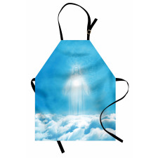 Above the Clouds Ancient Scene Apron