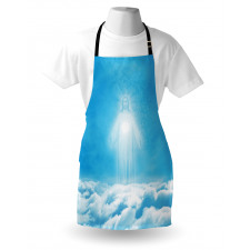 Above the Clouds Ancient Scene Apron