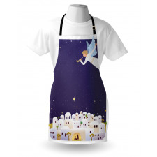 Ancient Figure Illustration Apron