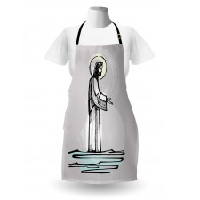 Walk on Water Open Hand Apron