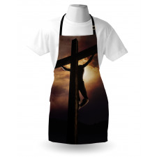 Stormy Dark Sky Scenery Apron