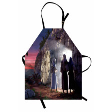 Finding Empty Tomb Motif Apron