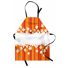 Autumnal Colors Stripes Apron