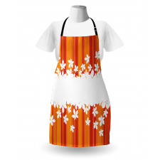 Autumnal Colors Stripes Apron