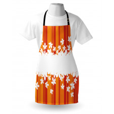 Autumnal Colors Stripes Apron