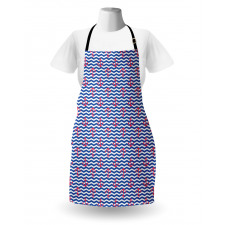 Anchors Slhouettes Waves Apron