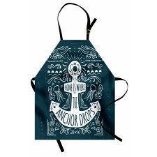 Hand Drawn Hipster Apron