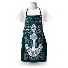 Hand Drawn Hipster Apron