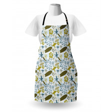 Summer Surfers and Plants Apron