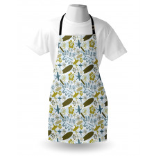 Summer Surfers and Plants Apron
