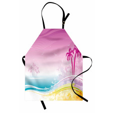 Fantasy Beach Island Coast Apron